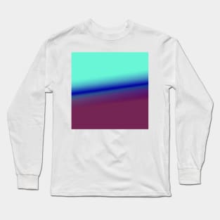 blue pink green texture art Long Sleeve T-Shirt